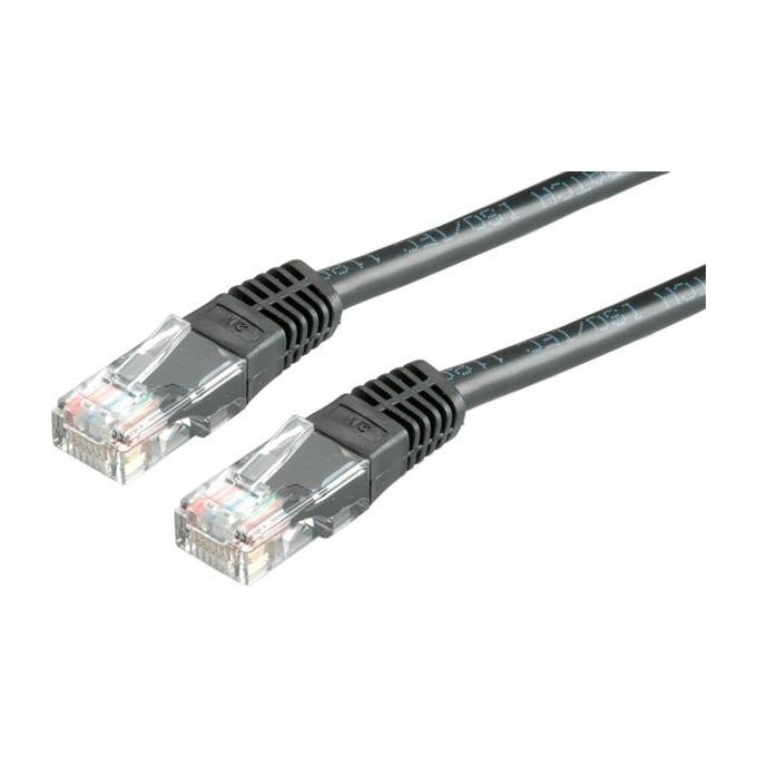 Roline Cavo di Rete 0.5mt Cat5e U-UTP (UTP) Nero