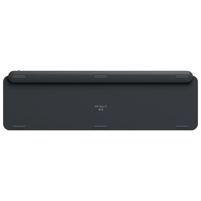 Logitech MX Keys S, Tastiera Wireless, Profilo Basso, Digitazione Precisa, Tasti Programmabili, Retroilluminazione, Bluetooth, USB C Ricaricabile, Italiano QWERTY, Grigio