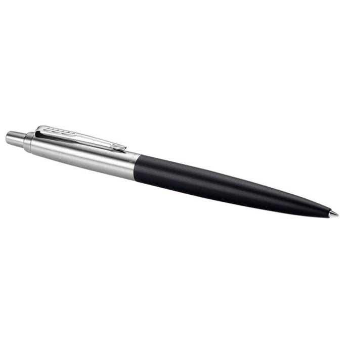 Parker Jotter Penna a Sfera Xl Finitura Cromata Punta Media Inchiostro Blu Confezione Regalo Richmond Matte Black