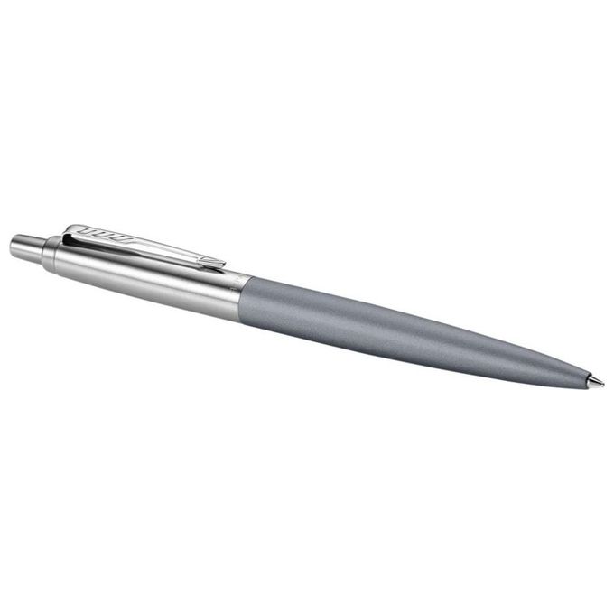 Parker Jotter Penna a Sfera XL Finitura Cromata Punta Media Inchiostro Blu Confezione Regalo Alexandra Matte Grey