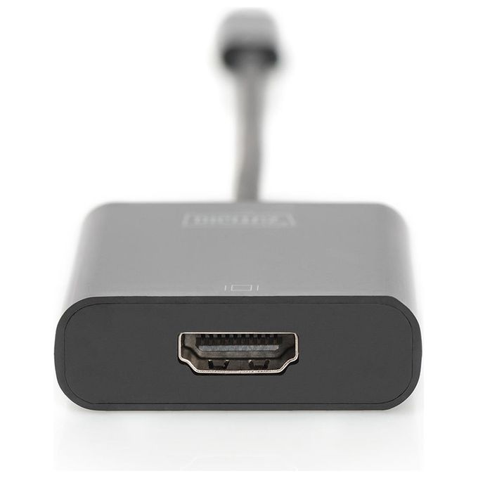 Digitus DA-70852 Hub di Interfaccia Usb 3.0 Type-C Nero