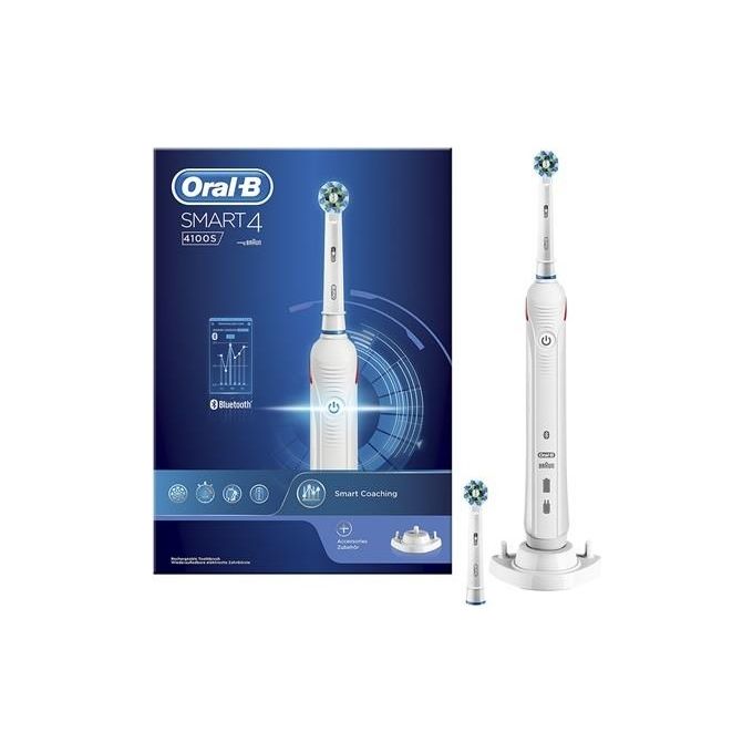 Braun Oral-B Smart 4 4100S Spazzolino Elettrico Rotante-Oscillante Adulto Bianco