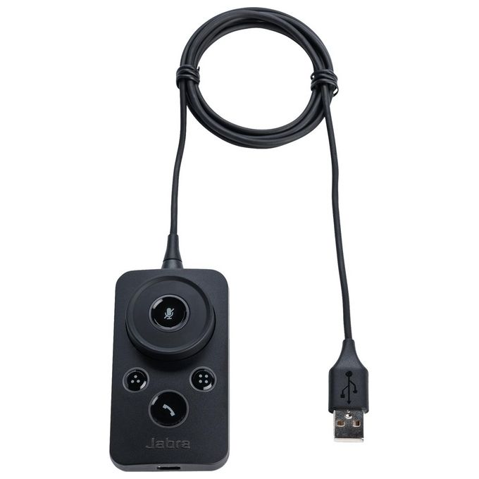 Jabra Engage Link Telecomando Cablato Audio con Pulsanti per Rete VoIP di Alta Qualita'