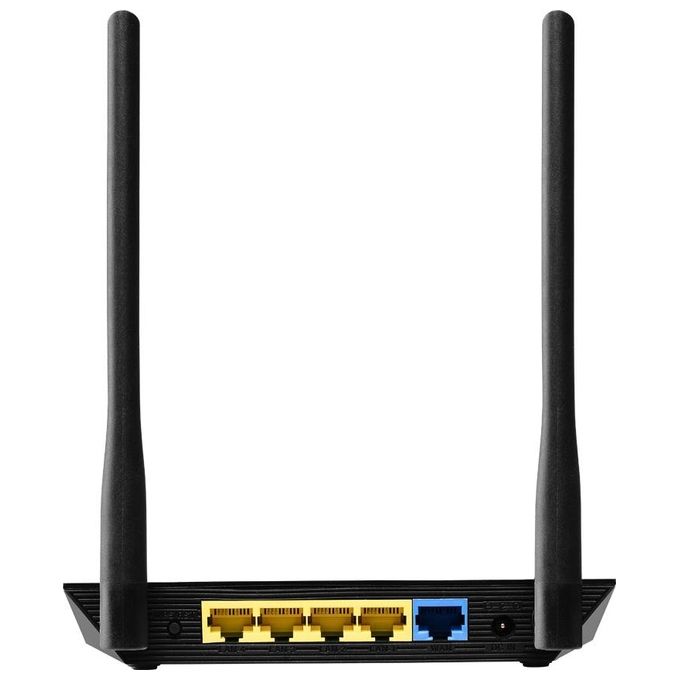 Edimax N300 Router Wireless Banda Singola 24Ghz Fast Ethernet Nero