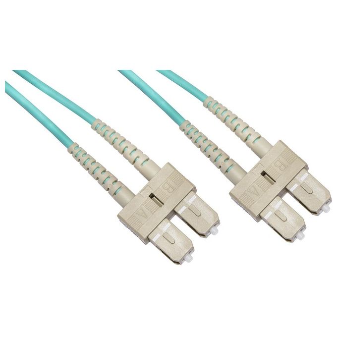 Link cavo fibra ottica sc a sc multimode duplex om3 50-125 mt.1