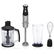 Princess 221221 Set frullatore a immersione XL con controllo della velocita' 1000 W acciaio inox finitura in gomma nero