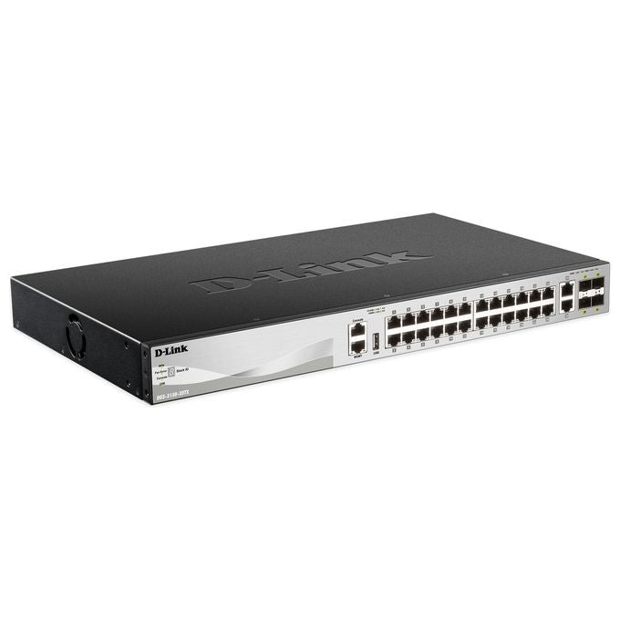 D-Link DGS-3130-30TS Gestito L3 Gigabit Ethernet 10-100-1000 Nero-Grigio