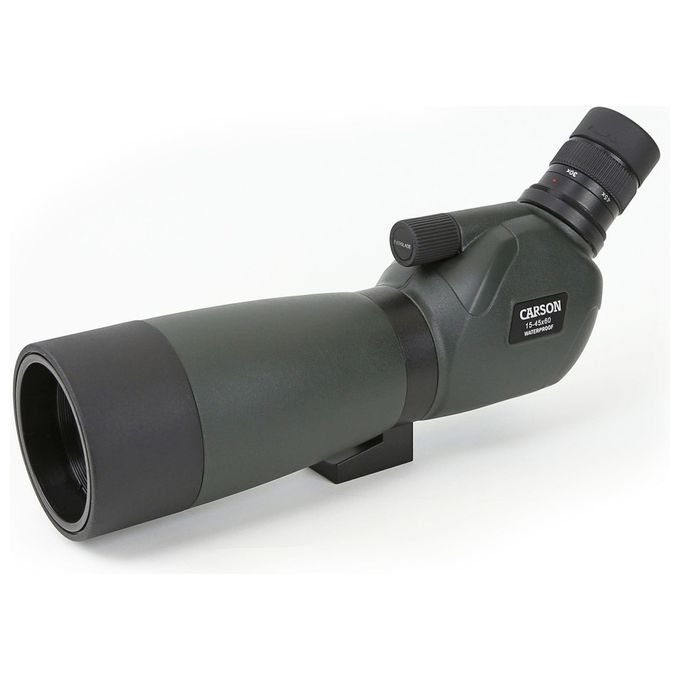 Carson Everglade 15-45x60 Cannocchiale con Treppiede da Tavolo Verde