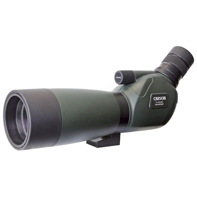 Carson Everglade 15-45x60 Cannocchiale con Treppiede da Tavolo Verde