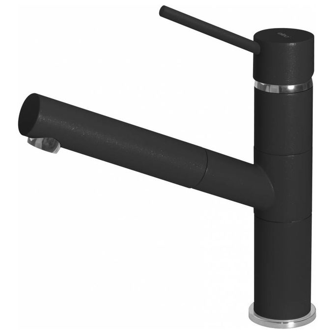 ELLECI MKKREN86 Reno Miscelatore monocomando con canna girevole e doccetta estraibile Modern Kuro 86