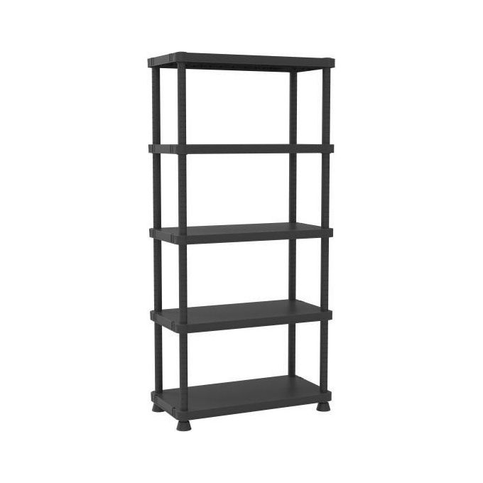 Scaffale A 5 Ripiani Regolabili In Altezza Con Doppia Opzione Di Montaggio L90 X P45 X H187,5