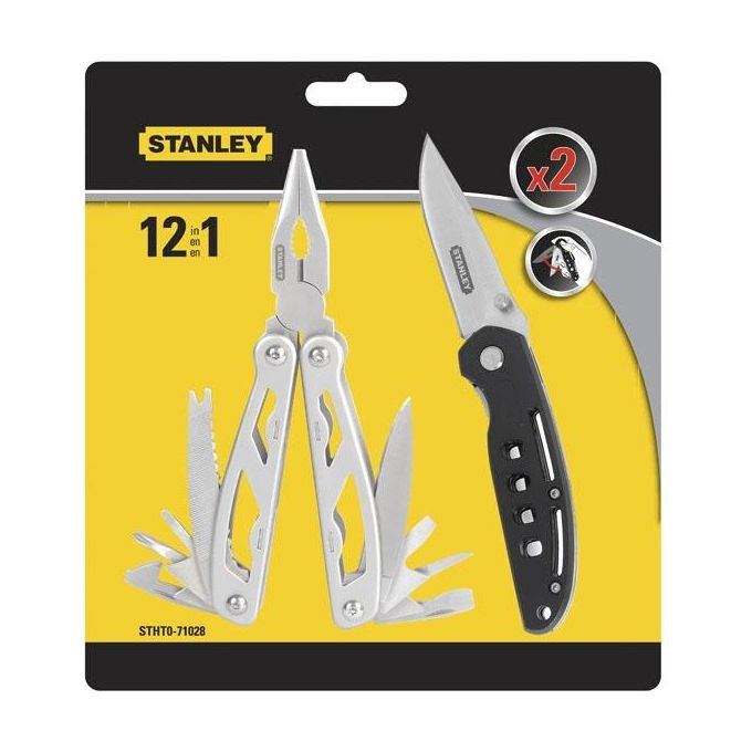 Stanley Kit Coltello+Pinza Multiuso