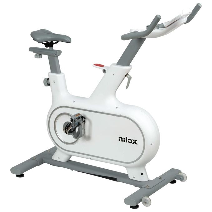 Nilox Fitness Indoor Bike Xb1 Cyclette da Casa con 24 Livelli di Resistenza
