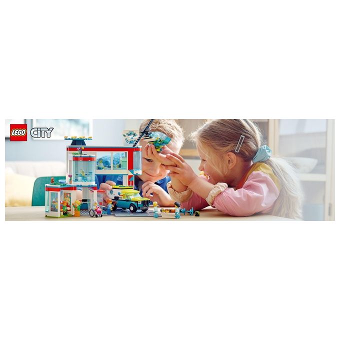 LEGO City Ospedale Set con ambulanza Giocattolo ed Elicottero di Soccorso