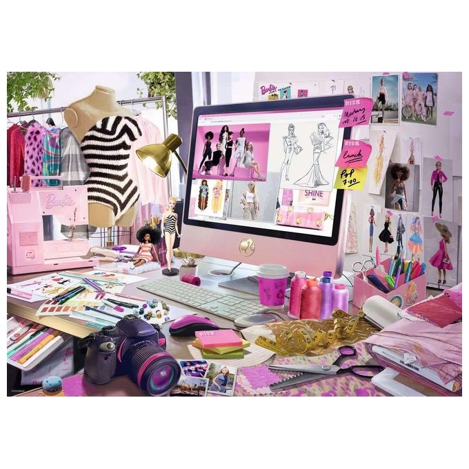 Ravensburger Puzzle Barbie Icona di Stile 1000 Pezzi