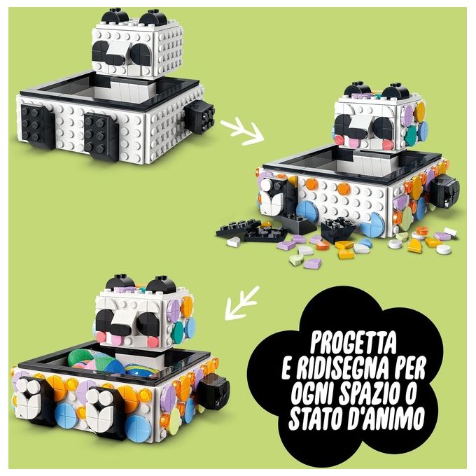 LEGO Dots Il Simpatico Panda Portaoggetti
