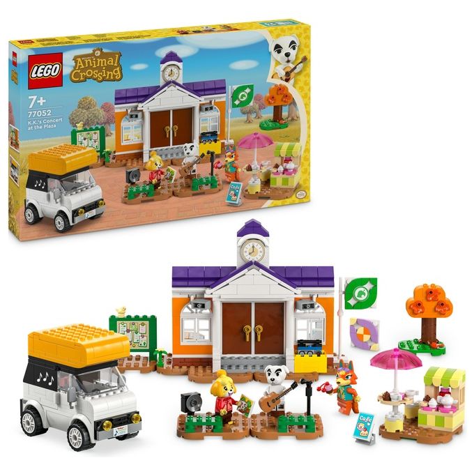 Lego Animal Crossing Concerto in Piazza con K.k.