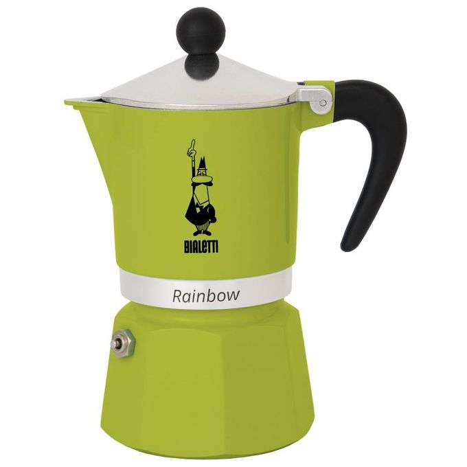 Bialetti Rainbow Caffettiera Moka 1 Tazza verde