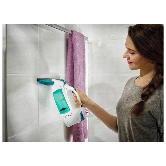 Leifheit Dry and Clean Set Lavavetri Elettrico con Manico e Washer Finestre