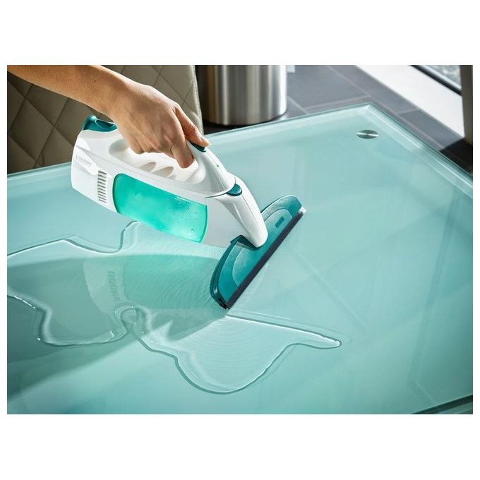 Leifheit Dry and Clean Set Lavavetri Elettrico con Manico e Washer Finestre