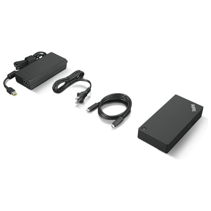 Lenovo 40ay0090eu Replicatore di Porte e Docking Station per Notebook Cablato Usb 3.2 Gen 1 Type-C Nero
