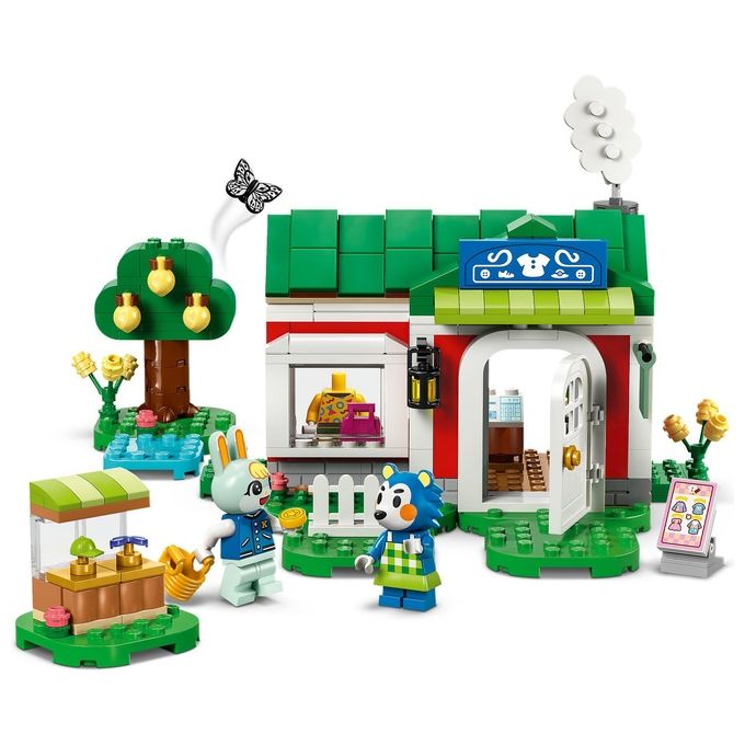 LEGO 77055 Animal Crossing - La sartoria delle Sorelle Ago e Filo, Set da Costruzione 322 Pezzi con Minifigure di Mabel e Sasha, Eta' 6+