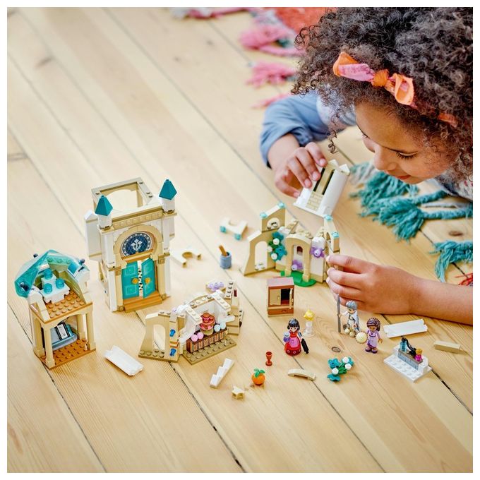 LEGO Disney Wish 43224 Il Castello di Re Magnifico, Gioco da Costruire dal Film Wish con Mini Bamboline, Regalo di Natale