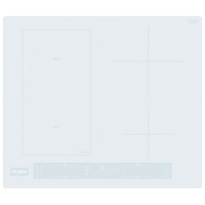 Whirlpool WL B4560 NE-W Piano Cottura ad Induzione  4 Zone FlexiCook Easy Installation 60cm Bianco