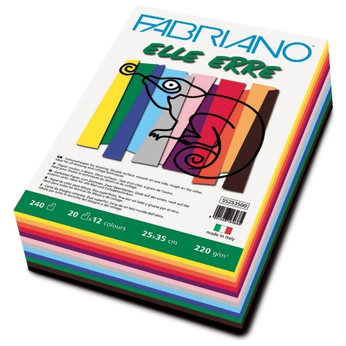 Fabriano Confezione 10 Cartoncini LR Brina 70x100cm