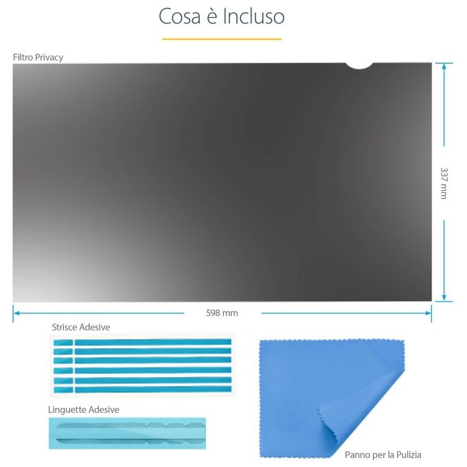 StarTech.com Filtro per la Privacy Universale per Monitor da 27