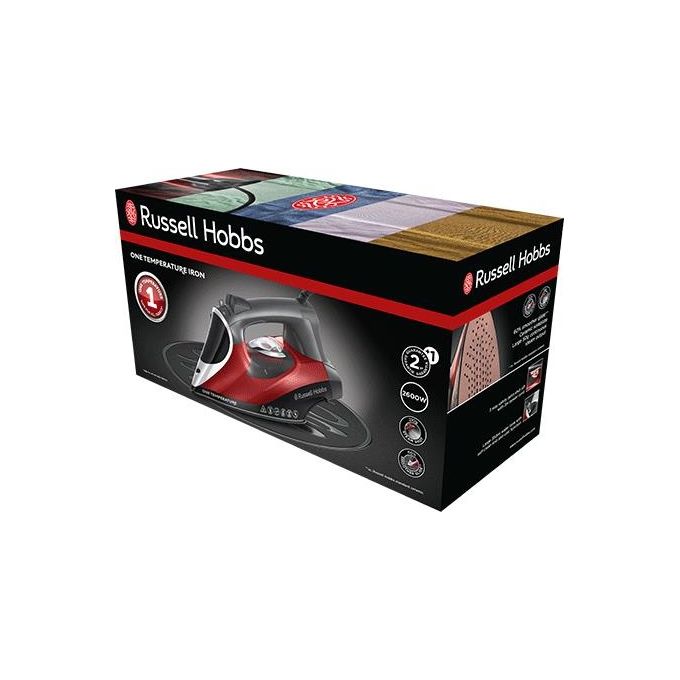 Russell Hobbs Ferro da Stiro a Vapore 2600W 210g-min Rosso