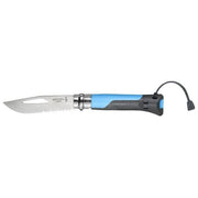 Opinel Coltello Virobloc Inox N. 8 Outdoor Azzurro