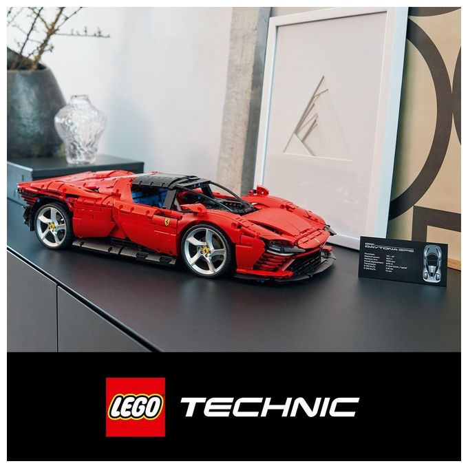 LEGO, Ferrari Daytona SP3 Technic, Set di Costruzione, 3778 Pezzi