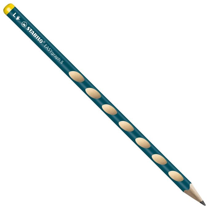 Matita Ergonomica triangolare - STABILO EASYgraph S per Mancini in Petrolio - Gradazione HB