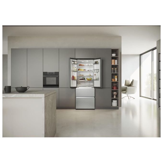 Haier FD 70 Serie 5 HFR5719EWMG Frigorifero Side-by-Side Libera Installazione 444 Litri Classe Energetica E Argento