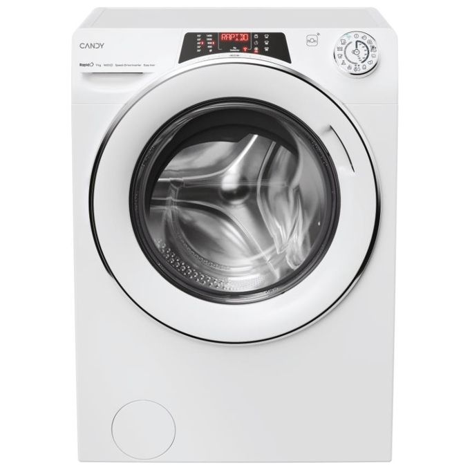 [ComeNuovo] Candy RapidO' RO1496DWMCT-1-S Lavatrice a carica frontale 9Kg classe A 1400 giri 16 programmi controllo remoto bianco 60x53x85