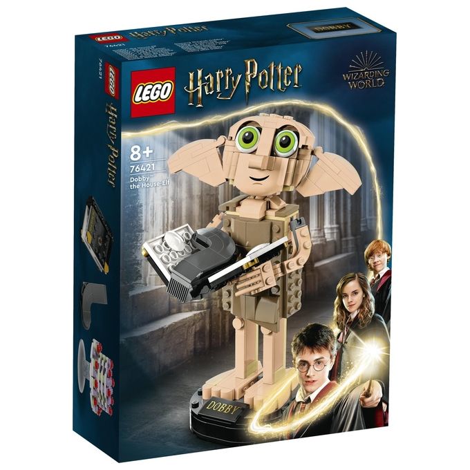 LEGO Harry Potter 76421 Dobby l'Elfo Domestico, Modello Snodabile di Personaggio Iconico, Gioco da Collezione, Regalo 8+ Anni
