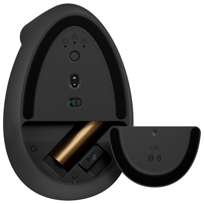 Logitech Lift Mouse Mancino Wireless A Rf  Bluetooth 4000 Dpi