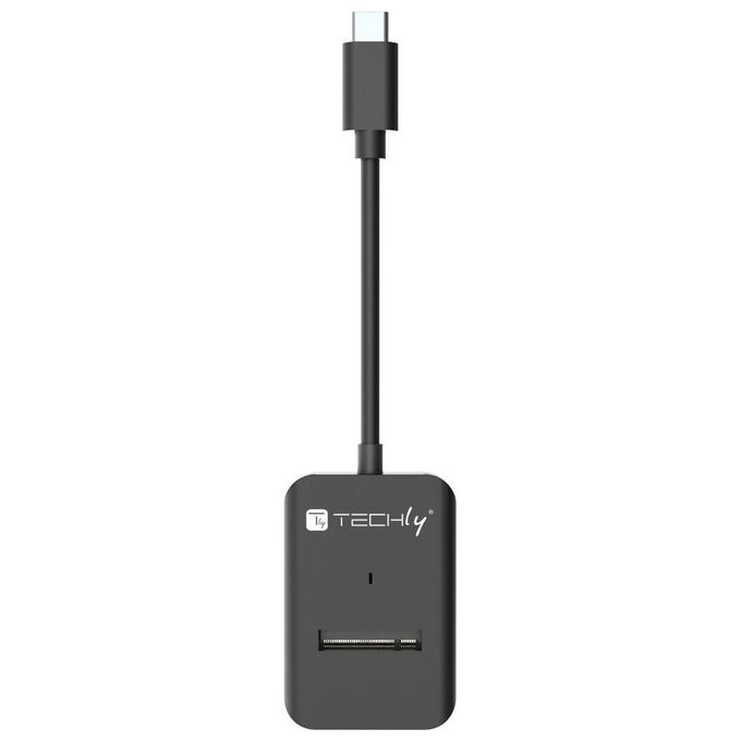 Techly Adattatore SSD da USB-C a NVMe-SATA M.2