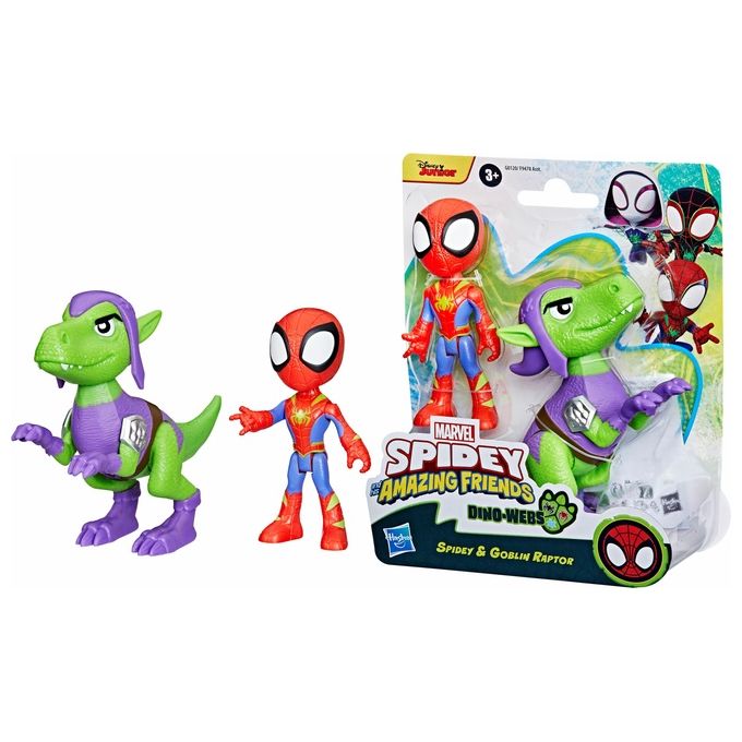 Hasbro Marvel Spidey e I Suoi Fantastici Amici Goblin Raptor con Personaggio Spidey