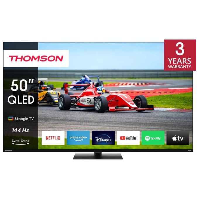 Thomson 50QG7C14 TV Mini LED Ultra HD 4K 50 pollici Smart TV Google TV