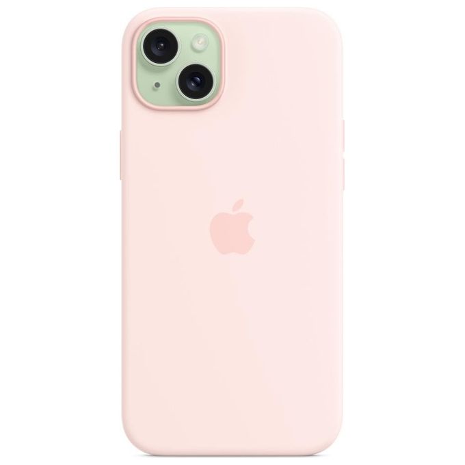 Apple Custodia MagSafe in Silicone per iPhone 15 Plus Rosa Confetto ​​​​​​​
