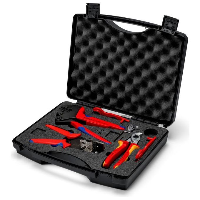 Knipex Valigia Portautensili per Fotovoltaico Mc4