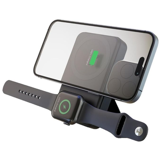 Celly MagSafe PowerBank 10.000  Watch Charger Nero