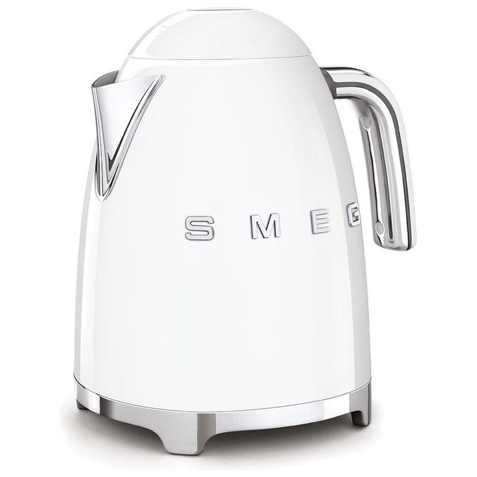 Smeg KLF03WHEU Estetica 50's Style Bollitore Elettrico Capacita' 1,7 Litri 7 Tazze Potenza 2400 W Bianco