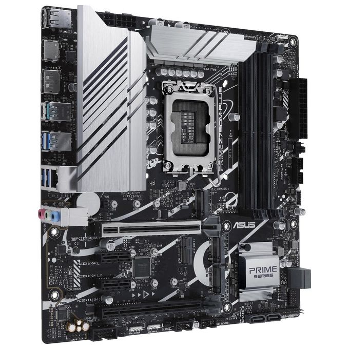 ASUS Z790M-PLUS Scheda madre Intel Z790 LGA 1700 micro ATX, 3 slo M.2, DDR5, HDMI, USB 3.2 Gen 2 Type-C, Thunderbolt USB4, Aura Sync