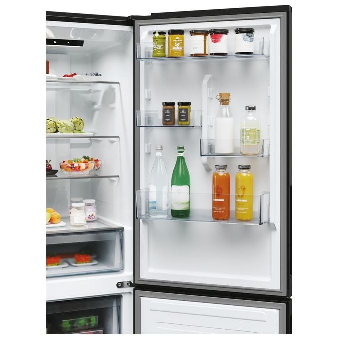 [ComeNuovo] Candy CNCQ2T618EB Frigorifero Combinato Capacita' 355 Litri Classe energetica E Raffreddamento No Frost colore Nero