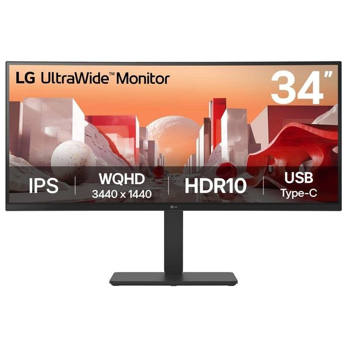 LG Monitor 4BA75QE 34'' UltraWide QHD CurvoIPS Monitor con USB Type-C