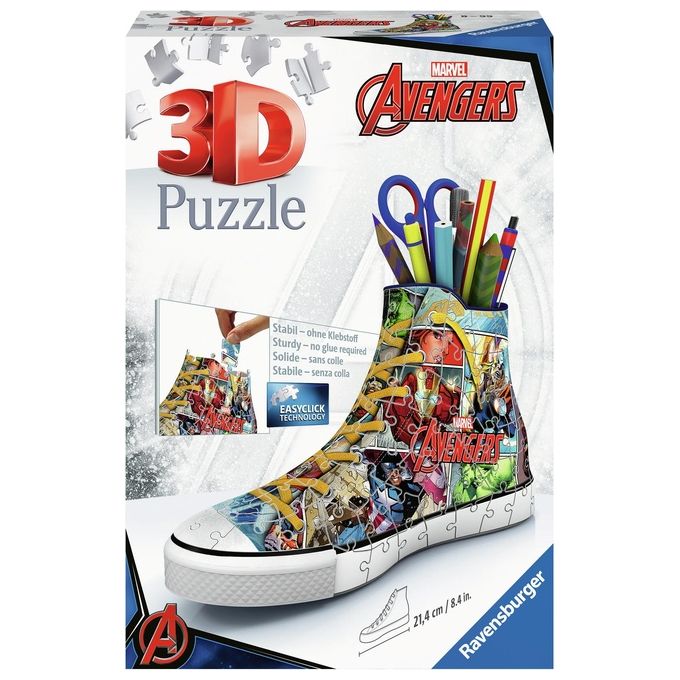 Ravensburger 3D Puzzle Sneaker Avengers 108 Pezzi