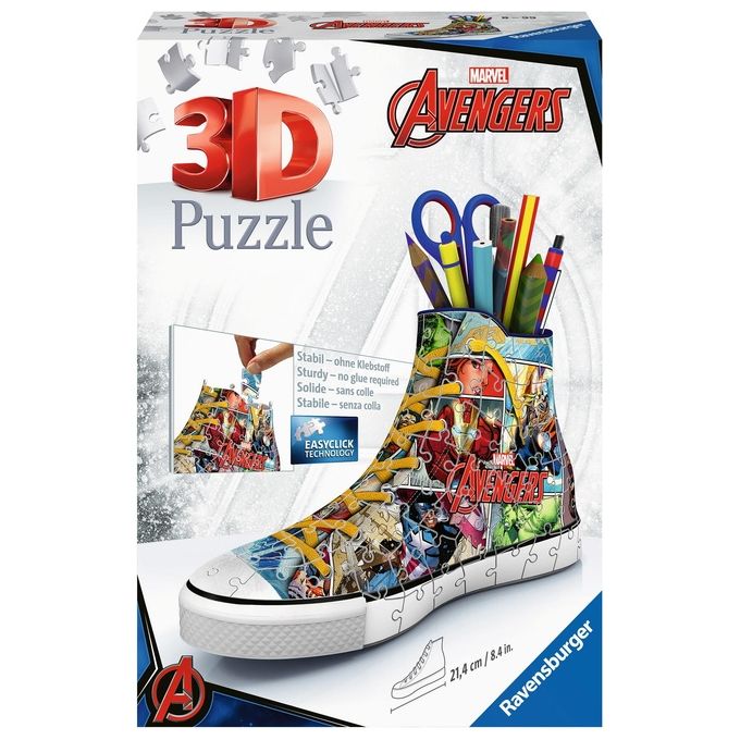 Ravensburger 3D Puzzle Sneaker Avengers 108 Pezzi
